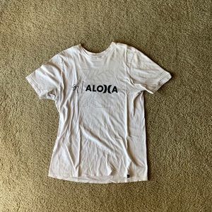 Hurley Sig Zane Aloha White T-Shirt - Size Large